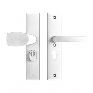 AXA Veiligheidsbeslag met knop | AXA | Edge Plus | 55 mm  (Kerntrekbeveiliging, Aluminium) 6667491155K K010809412