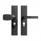 AXA Veiligheidsbeslag met knop | AXA | Edge Plus | 55 mm (Kerntrekbeveiliging, Aluminium, Zwart) 6667491855K K010809415 - 1