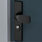 AXA Veiligheidsbeslag met knop | AXA | Edge Plus | 55 mm (Kerntrekbeveiliging, Aluminium, Zwart) 6667491855K K010809415 - 2