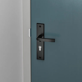 AXA Veiligheidsbeslag met knop | AXA | Edge Plus | 55 mm (Kerntrekbeveiliging, Aluminium, Zwart) 6667491855K K010809415 - 5