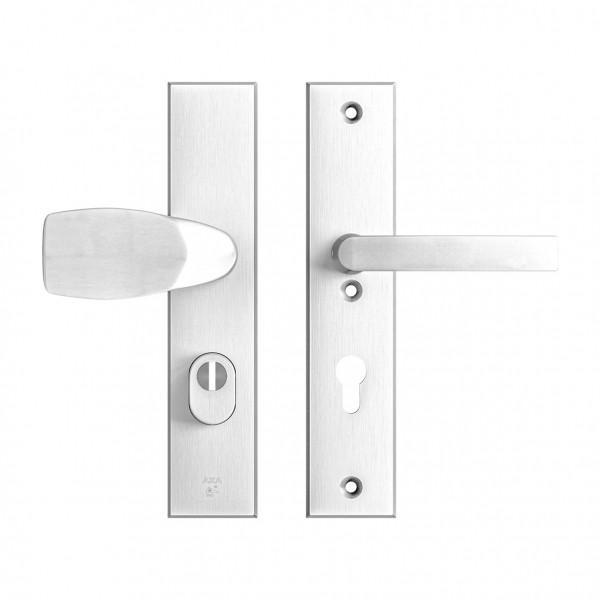 AXA Veiligheidsbeslag met knop | AXA | Edge Plus | 72 mm  (Kerntrekbeveiliging, Aluminium) 6667491172K K010809413 - 1