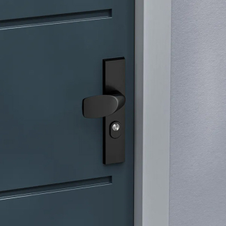 AXA Veiligheidsbeslag met knop | AXA | Edge Plus | 72 mm (Kerntrekbeveiliging, Aluminium, Zwart) 6667491872K K010809416 - 4