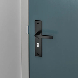 AXA Veiligheidsbeslag met knop | AXA | Edge Plus | 72 mm (Kerntrekbeveiliging, Aluminium, Zwart) 6667491872K K010809416 - 5