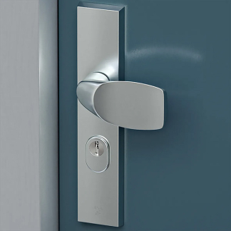 AXA Veiligheidsbeslag met knop | AXA | Edge Plus | 92 mm  (Kerntrekbeveiliging, Aluminium) 6667399192K K010809411 - 2