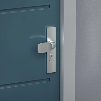 AXA Veiligheidsbeslag met knop | AXA | Edge Plus | 92 mm  (Kerntrekbeveiliging, Aluminium) 6667399192K K010809411 - 4