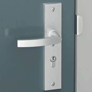 AXA Veiligheidsbeslag met knop | AXA | Edge Plus | 92 mm  (Kerntrekbeveiliging, Aluminium) 6667491192K K010809414 - 3