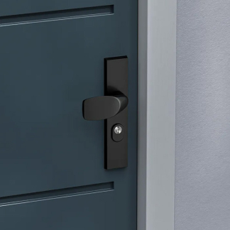 AXA Veiligheidsbeslag met knop | AXA | Edge Plus | 92 mm (Kerntrekbeveiliging, Aluminium, Zwart) 6667491892K K010809417 - 4