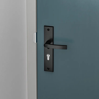 AXA Veiligheidsbeslag met knop | AXA | Edge Plus | 92 mm (Kerntrekbeveiliging, Aluminium, Zwart) 6667491892K K010809417 - 5