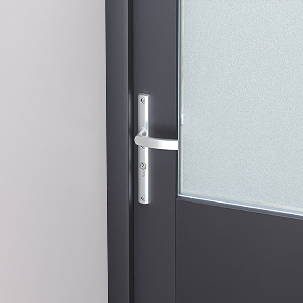 AXA Veiligheidsbeslag met kruk | AXA | Curve Plus | 72 mm  (Kerntrekbeveiliging, Aluminium) 6765101172K K010808318 - 3