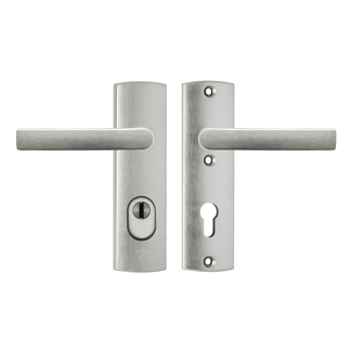 AXA Veiligheidsbeslag met kruk | AXA | Curve Plus | 72 mm  (Kerntrekbeveiliging, Aluminium, RVS) 6675102972K K010808316 - 2