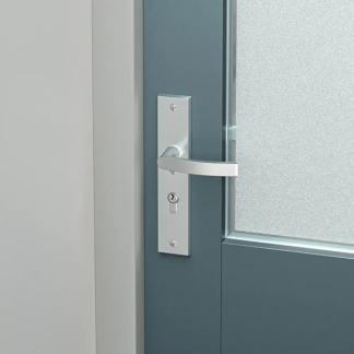 AXA Veiligheidsbeslag met kruk | AXA | Edge Plus | 55 mm  (Kerntrekbeveiliging, Aluminium) 6667109155K K010809418 - 4
