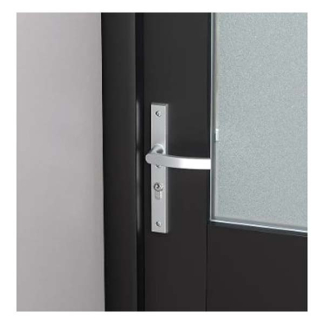 AXA Veiligheidsbeslag met kruk | AXA | Edge Plus | 55 mm  (Kerntrekbeveiliging, Aluminium) 6767101155K K010809448 - 3