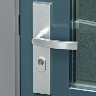 AXA Veiligheidsbeslag met kruk | AXA | Edge Plus | 72 mm  (Kerntrekbeveiliging, Aluminium) 6667101172K K010809422 - 2