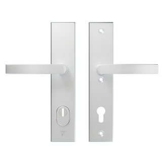 AXA Veiligheidsbeslag met kruk | AXA | Edge Plus | 92 mm  (Kerntrekbeveiliging, Aluminium) 6667109192K K010809420