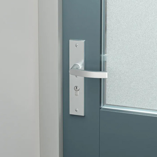 AXA Veiligheidsbeslag met kruk | AXA | Edge Plus | 92 mm  (Kerntrekbeveiliging, Aluminium) 6667109192K K010809420 - 4