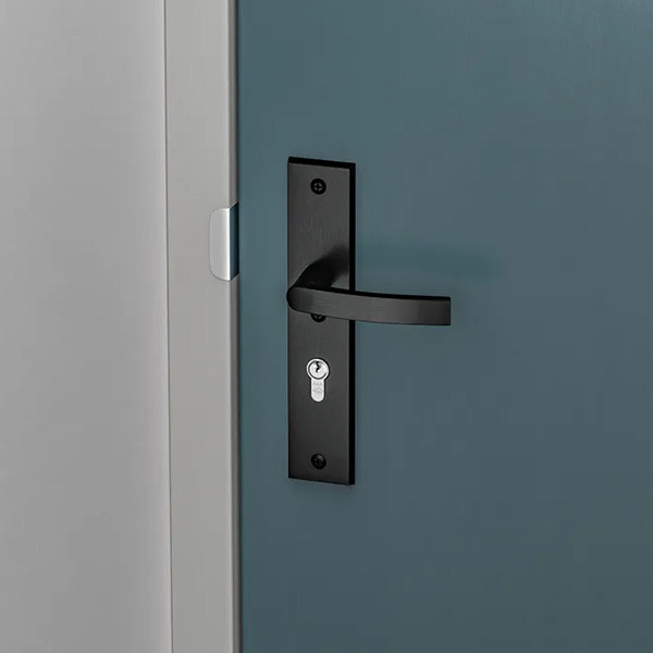 AXA Veiligheidsbeslag met kruk | AXA | Edge Plus | 92 mm (Kerntrekbeveiliging, Aluminium, Zwart) 6667101892K K010809426 - 5