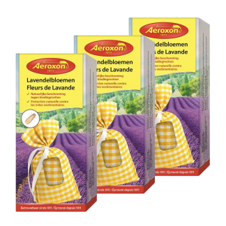 Lavendelzakje | Aeroxon | Kledingmot | 3 stuks