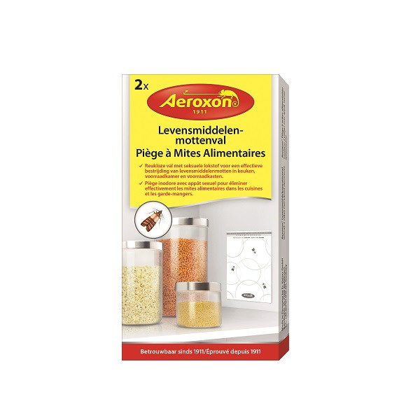 Aeroxon Mottenval | Aeroxon | Meelmot | 2 stuks (Gifvrij) 44801AE K170115113 - 1