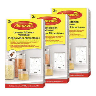 Mottenval | Aeroxon | Meelmot (Gifvrij, 8 stuks)