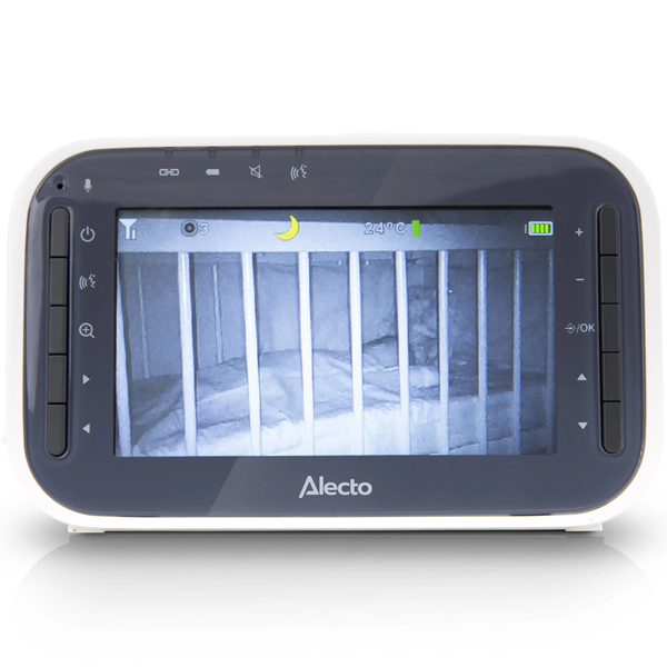 Alecto Babyfoon met 2 camera's | Alecto | DVM200M & DVM200C (Ouderunit, Slaapliedjes, Gespreksfunctie, Draaifunctie, Geluidsdetectie, Temperatuursensor, Uitbreidbaar, Nachtzicht)  K170406180 - 6