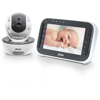 Alecto Babyfoon met camera | Alecto | DVM200M (Ouderunit, Slaapliedjes, Gespreksfunctie, Draaifunctie, Geluidsdetectie, Temperatuursensor, Uitbreidbaar, Nachtzicht) DVM200M K170406178