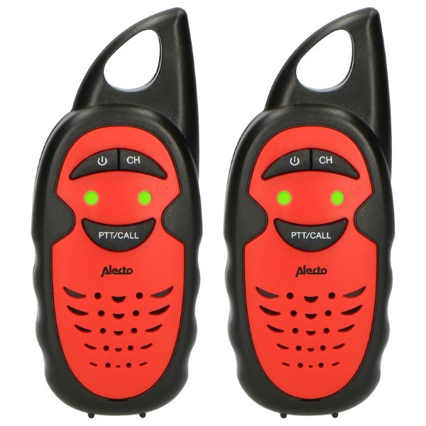 Alecto Kinder walkie talkie | Alecto (Batterij, 3 kanalen, 3 km, Rood) FR-05RD K170406181 - 1