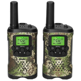 Alecto Kinder walkie talkie | Alecto (Batterij, 8 kanalen, 7 km, Zaklamp, Camouflage) FR115CAMO K170406185 Alecto Kinder walkie talkie | Alecto (Batterij, 8 kanalen, 7 km, Zaklamp, Camouflage) FR115CAMO K170406185