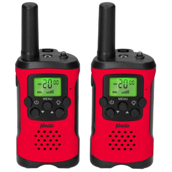 Alecto Kinder walkie talkie | Alecto (Batterij, 8 kanalen, 7 km, Zaklamp, Rood) FR115RD K170406184 - 1