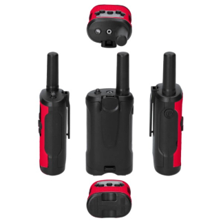 Alecto Kinder walkie talkie | Alecto (Batterij, 8 kanalen, 7 km, Zaklamp, Rood) FR115RD K170406184 - 2