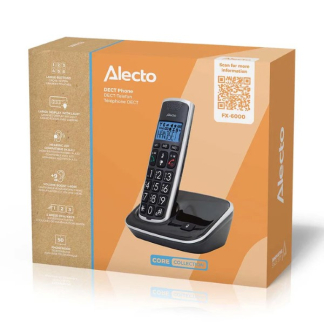 Alecto Senioren DECT telefoon | Alecto | FX-6000 (Hoortoestelvriendelijk, Uitbreidbaar, Tot 50 nummers opslaan) FX-6000 K170406190 - 3