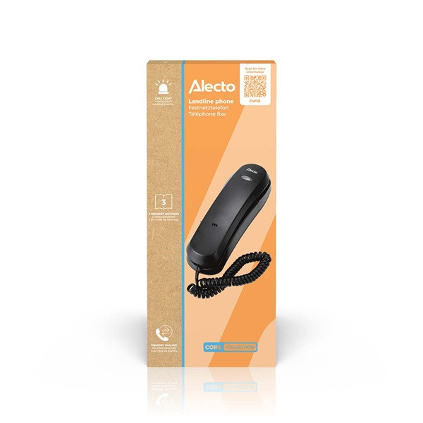 Alecto Senioren telefoon | Alecto | CW10 (Hoortoestelvriendelijk, Tot 10 nummers opslaan, Bedraad) CW10 K170406175 - 5