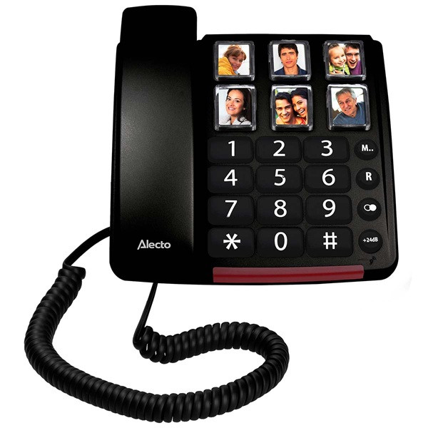 Alecto Senioren telefoon | Alecto | CW30 (Hoortoestelvriendelijk, Tot 10 nummers opslaan, Bedraad) CW30 K170406177 - 1