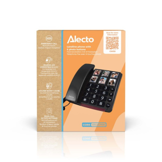Alecto Senioren telefoon | Alecto | CW30 (Hoortoestelvriendelijk, Tot 10 nummers opslaan, Bedraad) CW30 K170406177 - 3