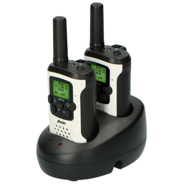 Alecto Walkie talkie | Alecto (Oplaadbaar, 8 kanalen, 7 km, Zaklamp, Wit) FR-175 K170406187 - 1