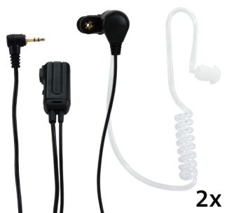 Alecto Walkie talkie headset | Alecto | 2 stuks (Voor PTT- en VOX-portofoons, Ergonomisch) FRH-10 DUO K170406189 Alecto Walkie talkie headset | Alecto | 2 stuks (Voor PTT- en VOX-portofoons, Ergonomisch) FRH-10 DUO K170406189