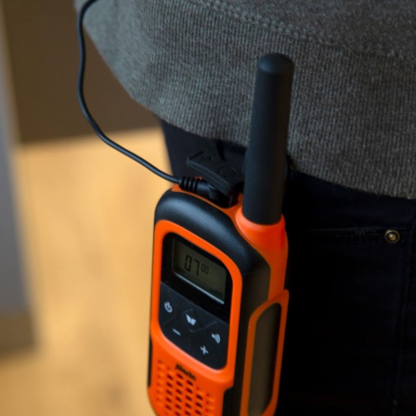 Alecto Walkie talkie headset | Alecto | 2 stuks (Voor PTT- en VOX-portofoons, Ergonomisch) FRH-10 DUO K170406189 - 4