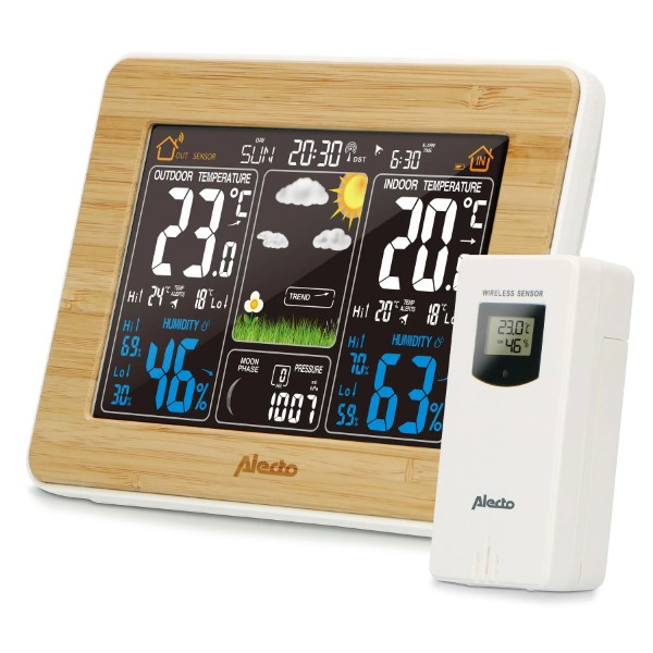 Alecto Weerstation | Alecto | WS-1560 (Buitensensor, Klok, Hygrometer, Kalender) WS-1560 K170406198 - 1