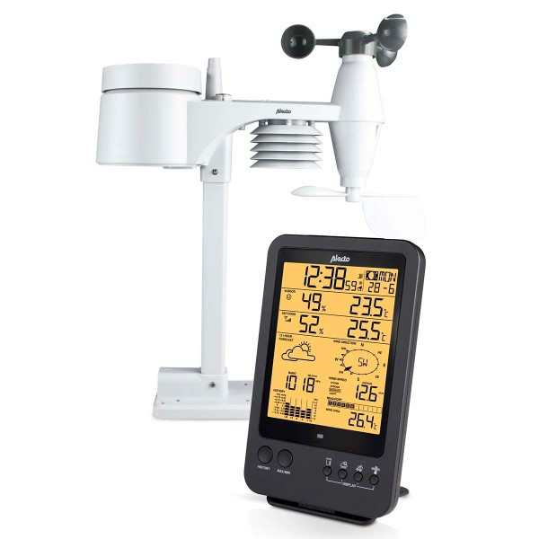 Alecto Weerstation | Alecto | WS-4700 (Buitensensor, Klok, Hygrometer, Kalender, Zwart) WS-4700 K170406199 - 1