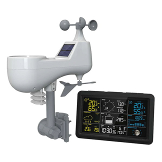 Alecto Weerstation | Alecto | WS-5100 (6-in-1 buitensensor, Klok, Hygrometer, Kalender, Zonnepaneel, App) WS-5100 K060302387 - 3