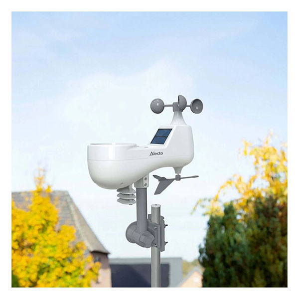 Alecto Weerstation | Alecto | WS-5100 (6-in-1 buitensensor, Klok, Hygrometer, Kalender, Zonnepaneel, App) WS-5100 K060302387 - 5