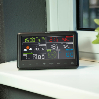 Alecto Weerstation | Alecto | WS-5500 (8-in-1 buitensensor, Klok, Hygrometer, Kalender, Zonnepaneel, App) WS-5500 K170406196 - 4