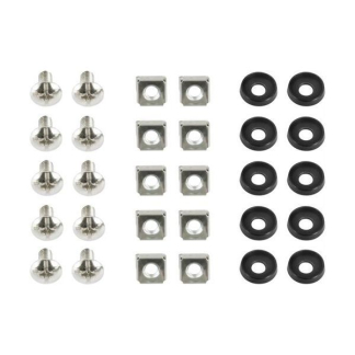 Alfaco Kooimoeren voor patchkast | M6 | 10 stuks (Met kruiskopbouten en sluitring, 19 inch) 19-M611 DS-M611 K090601792 - 1