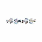 Alfaco Koppeling set voor patchkasten - 19 inch (4 stuks, Zilver) 19-MS01 K090601790