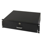Alfaco Lade voor Patchkast 19 inch | 3U (Afsluitbaar, Zwart) 19-DR03 DS-DR03 K090601706 - 2