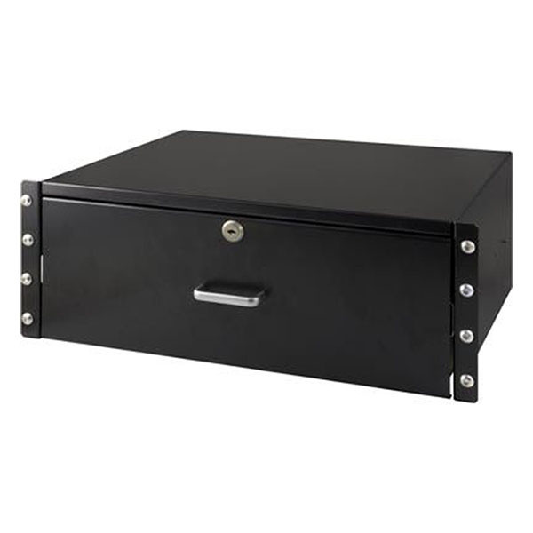 Alfaco Lade voor Patchkast 19 inch | 4U (Afsluitbaar, Zwart) 19-DR04 DS-DR04 K090601707 - 2