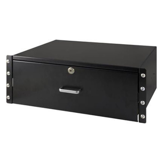 Alfaco Lade voor Patchkast 19 inch | 4U (Afsluitbaar, Zwart) 19-DR04 DS-DR04 K090601707 - 2