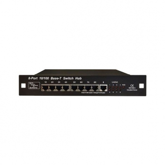 Alfaco Netwerk switch - Alfaco - 8 poorten (Fast ethernet, 100 Mbps, 10 inch) 10-SF8P K090601768 - 