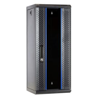 Alfaco Patchkast 10 inch | 15U | 312 x 310 x 752 mm (Max. 30 kg, Veiligheidsglas, Inbouwdiepte 220 mm, Ongemonteerd) 10-3315 DS10-3315 K090601519