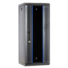 Alfaco Patchkast 10 inch | 15U | 312 x 310 x 752 mm (Max. 30 kg, Veiligheidsglas, Inbouwdiepte 220 mm, Ongemonteerd) 10-3315 DS10-3315 K090601519 - 1