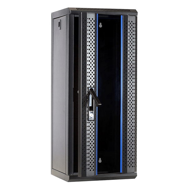 Alfaco Patchkast 10 inch | 15U | 312 x 310 x 752 mm (Max. 30 kg, Veiligheidsglas, Inbouwdiepte 220 mm, Ongemonteerd) 10-3315 DS10-3315 K090601519 - 2